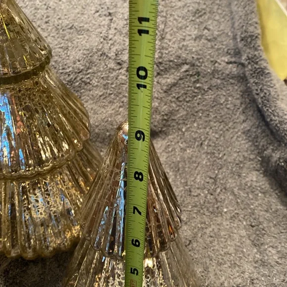 EUC 3 Glass Lighted Christmas Trees - Picture 12 of 16